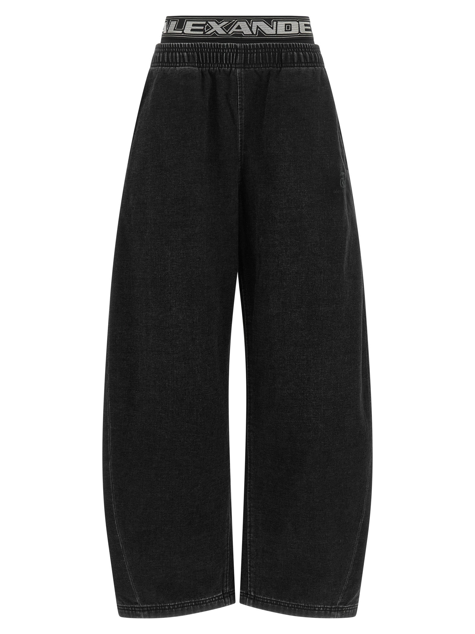 Alexander Wang Black Cotton Relaxed Fit Women's Jeans