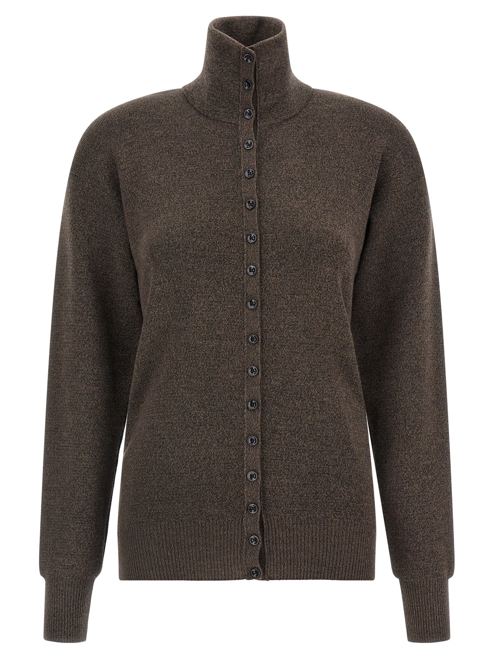 Lemaire Brown Wool Women's Cardigan