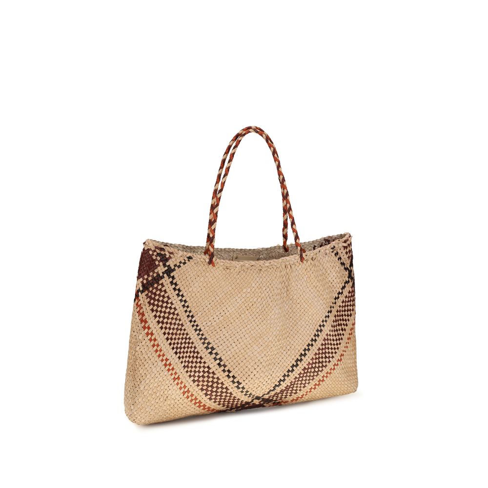 Dragon Diffusion Beige Goatskin Women's Handbag