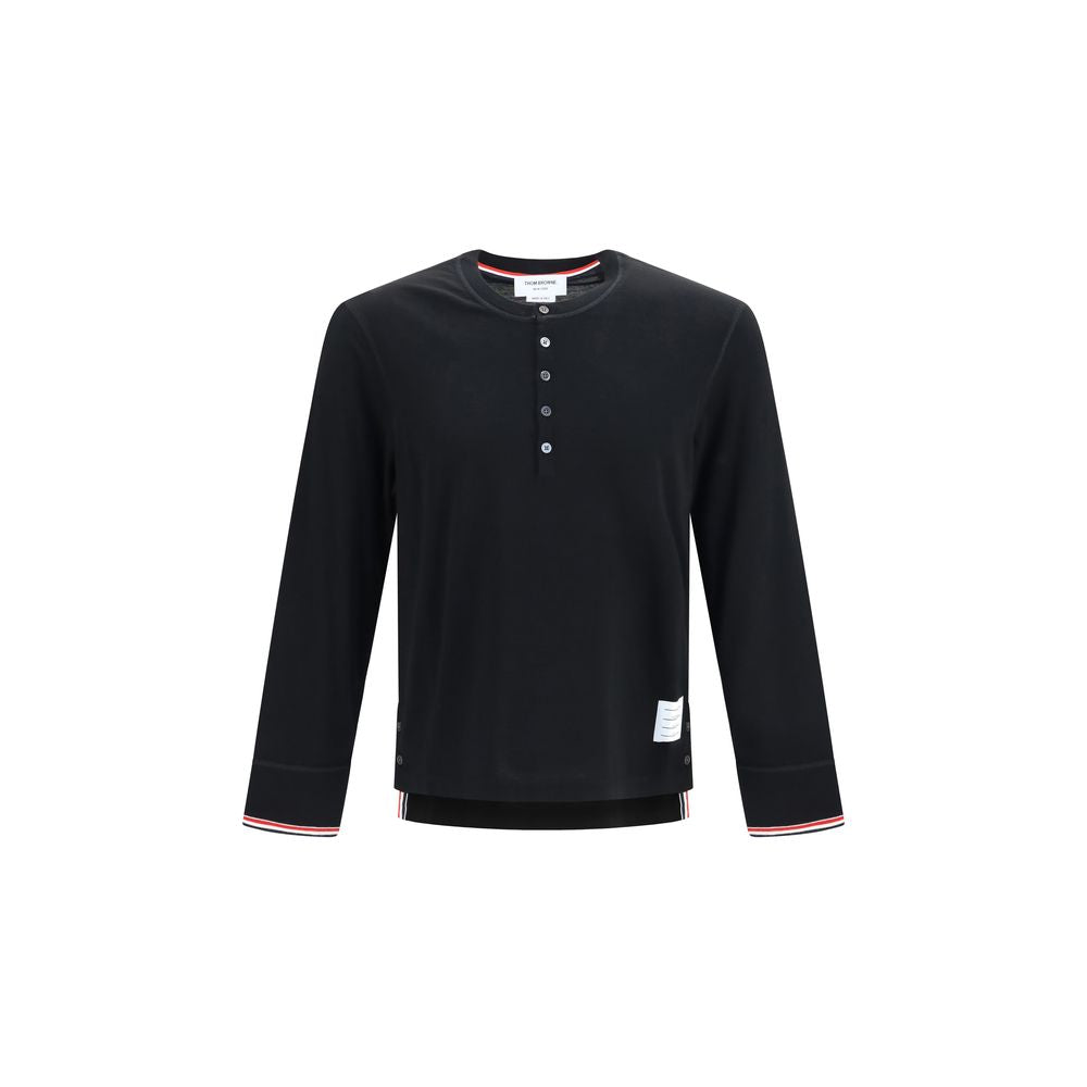 Thom Browne Black Wool Oves Aries Men's Sweatshirt