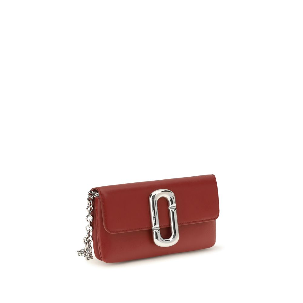 Marc Jacobs Red Calf Leather Bos Taurus Shoulder Women's Bag