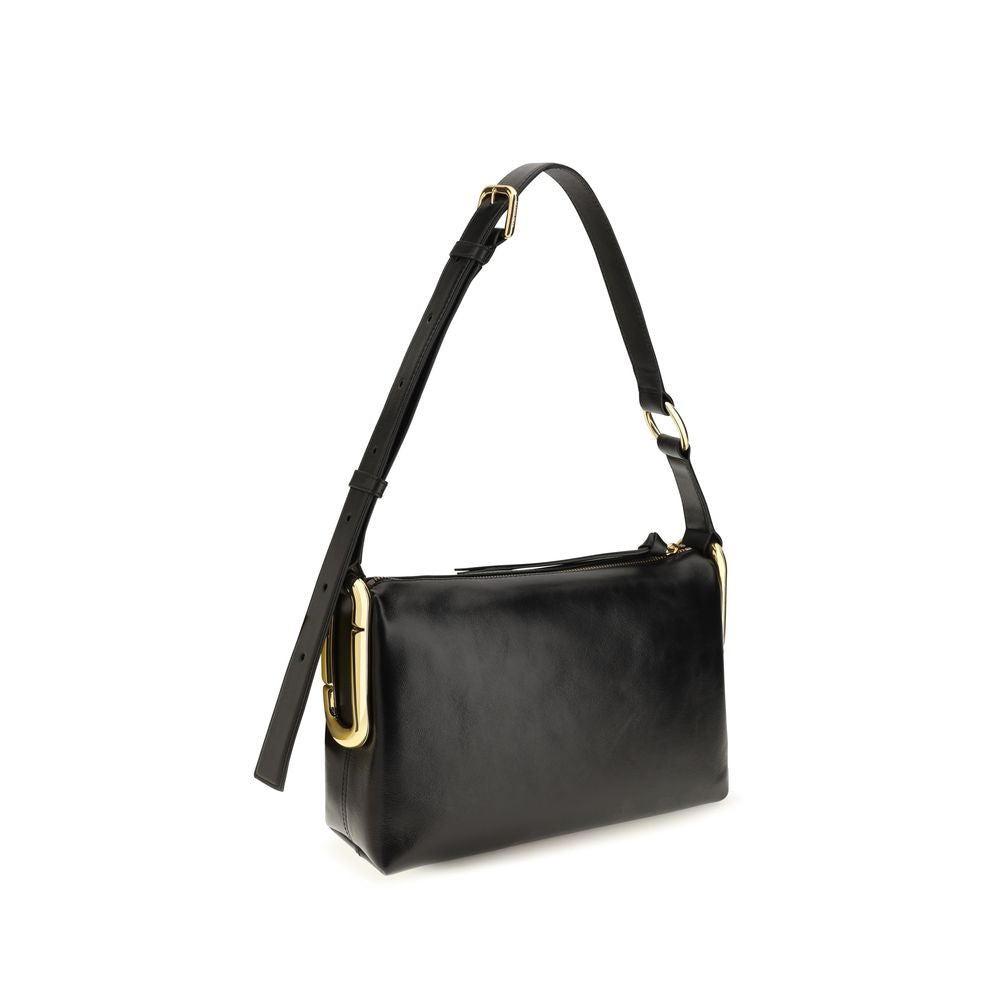 Marc Jacobs Black Calf Leather Bos Taurus Shoulder Women's Bag