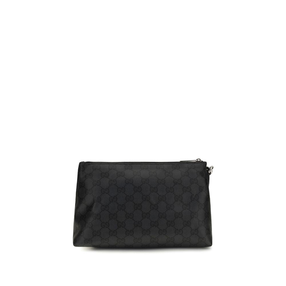Gucci Black Fabric Shoulder Men's Bag