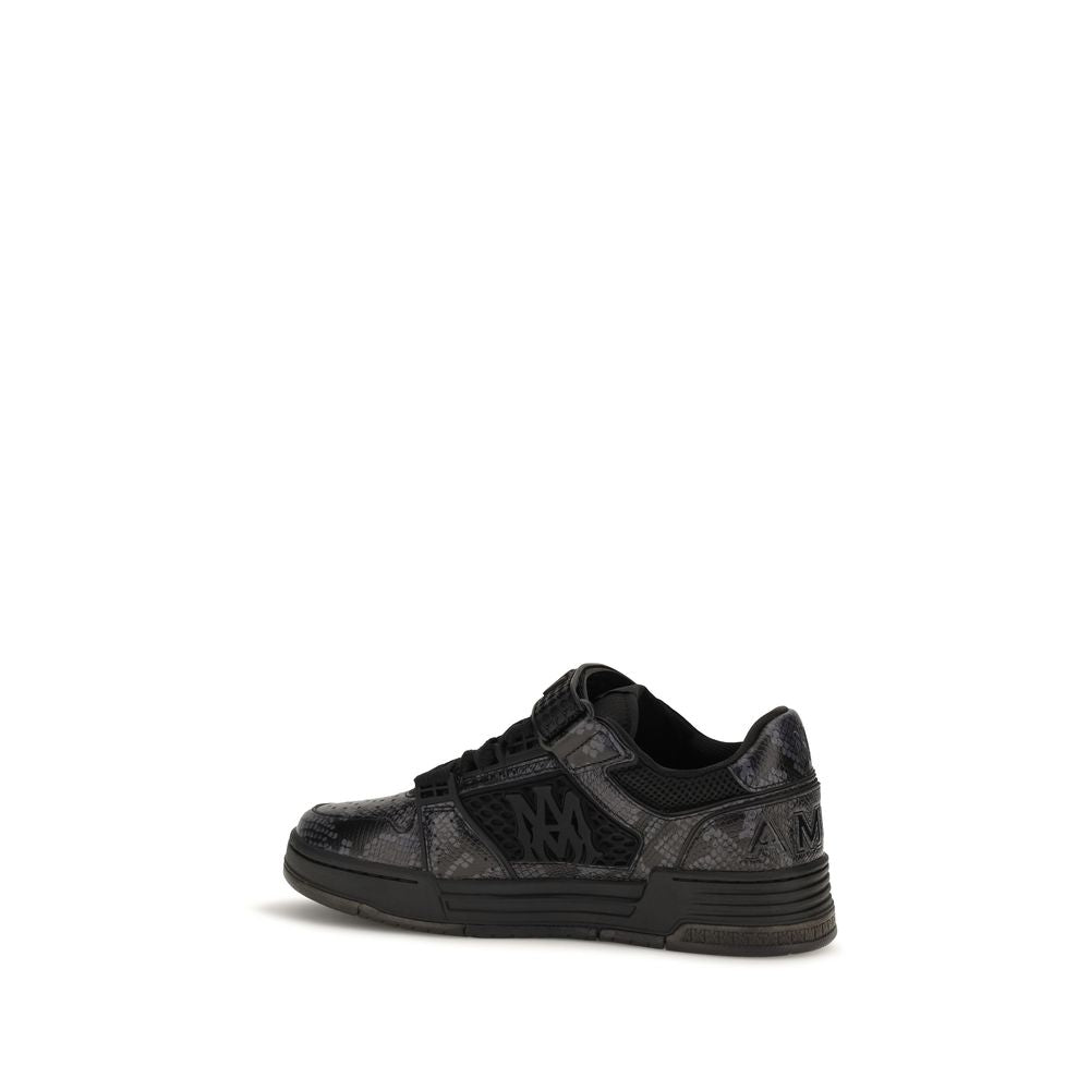 Amiri Black Calf Leather Bos Taurus Athletic Men's Sneakers