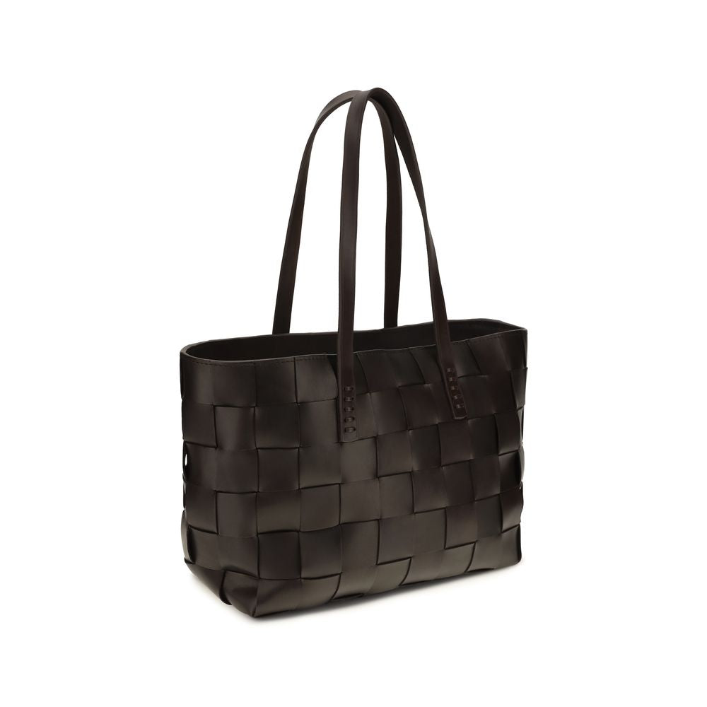 Dragon Diffusion Brown Calf Leather Bos Taurus Women's Handbag