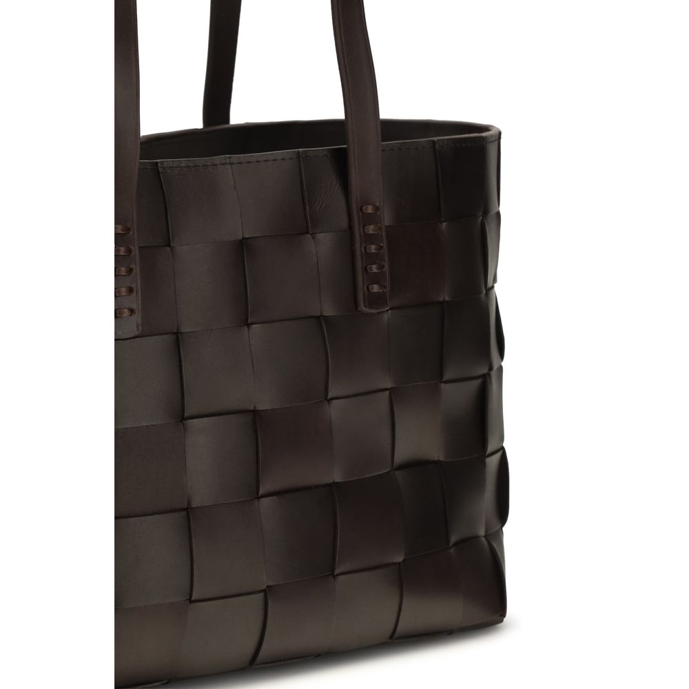 Dragon Diffusion Brown Calf Leather Bos Taurus Women's Handbag