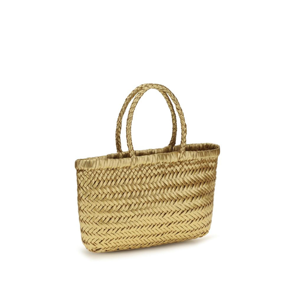 Dragon Diffusion Gold Calf Leather Bos Taurus Women's Handbag