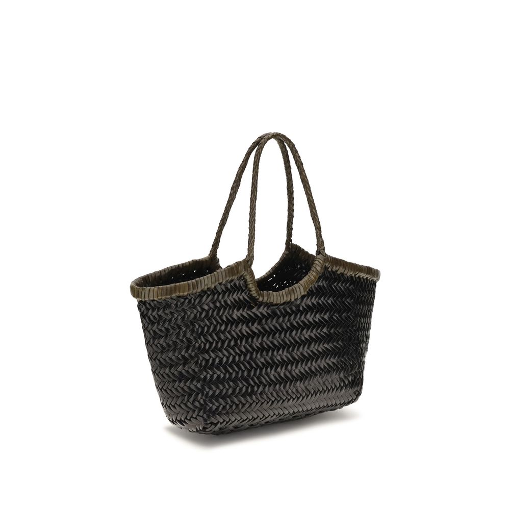 Dragon Diffusion Bicolor Calf Leather Bos Taurus Women's Handbag