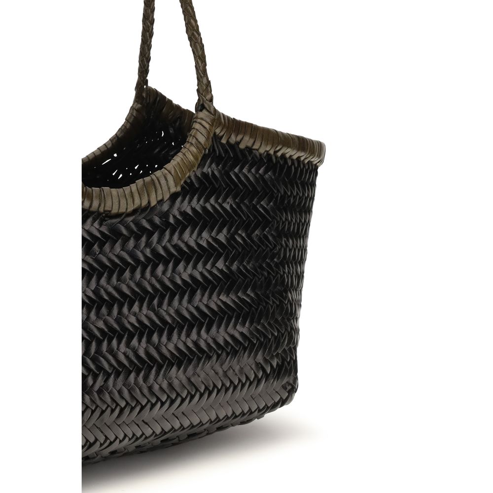 Dragon Diffusion Bicolor Calf Leather Bos Taurus Women's Handbag