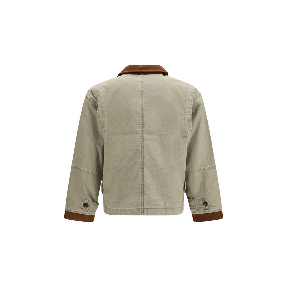 FOUND Bicolor Cotton Full-Length Men's Jacket