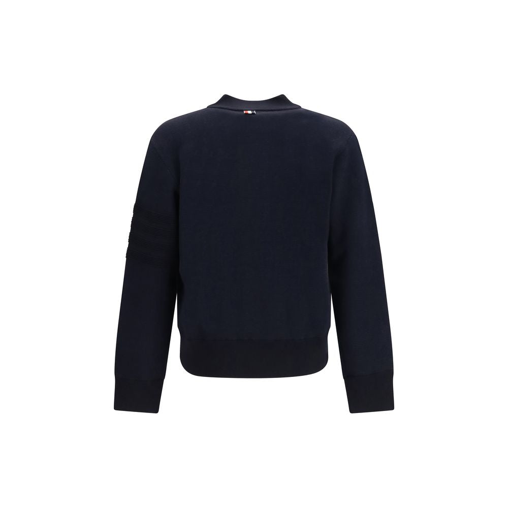 Thom Browne Blue Wool Oves Aries Men's Bomber