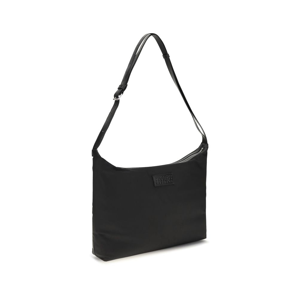 MM6 Black Polyamide Shoulder Men's Bag