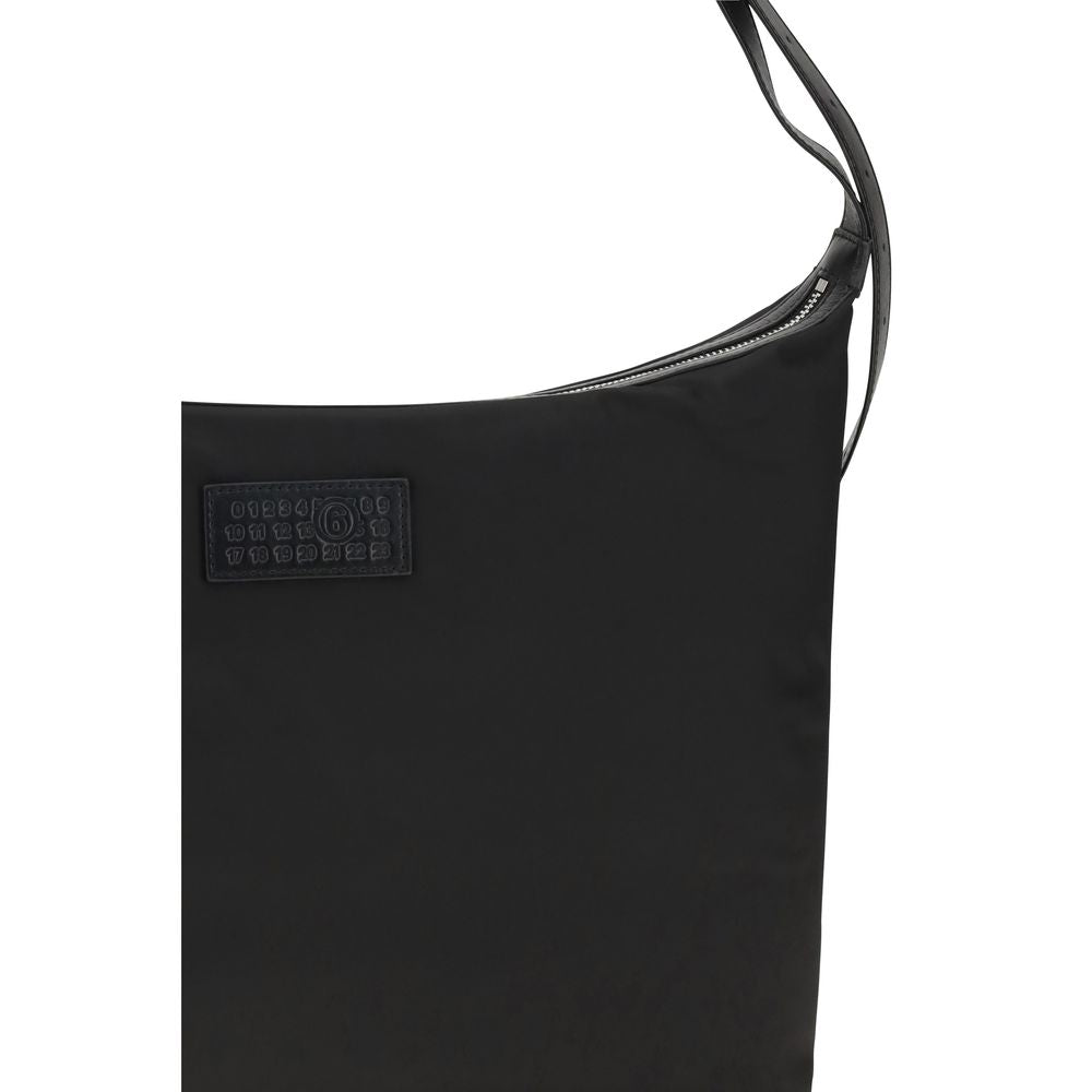 MM6 Black Polyamide Shoulder Men's Bag