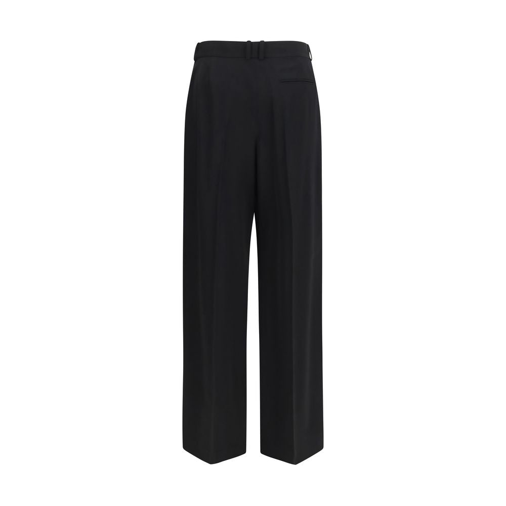 The Row Black Wool Oves Aries Dress Women's Pants