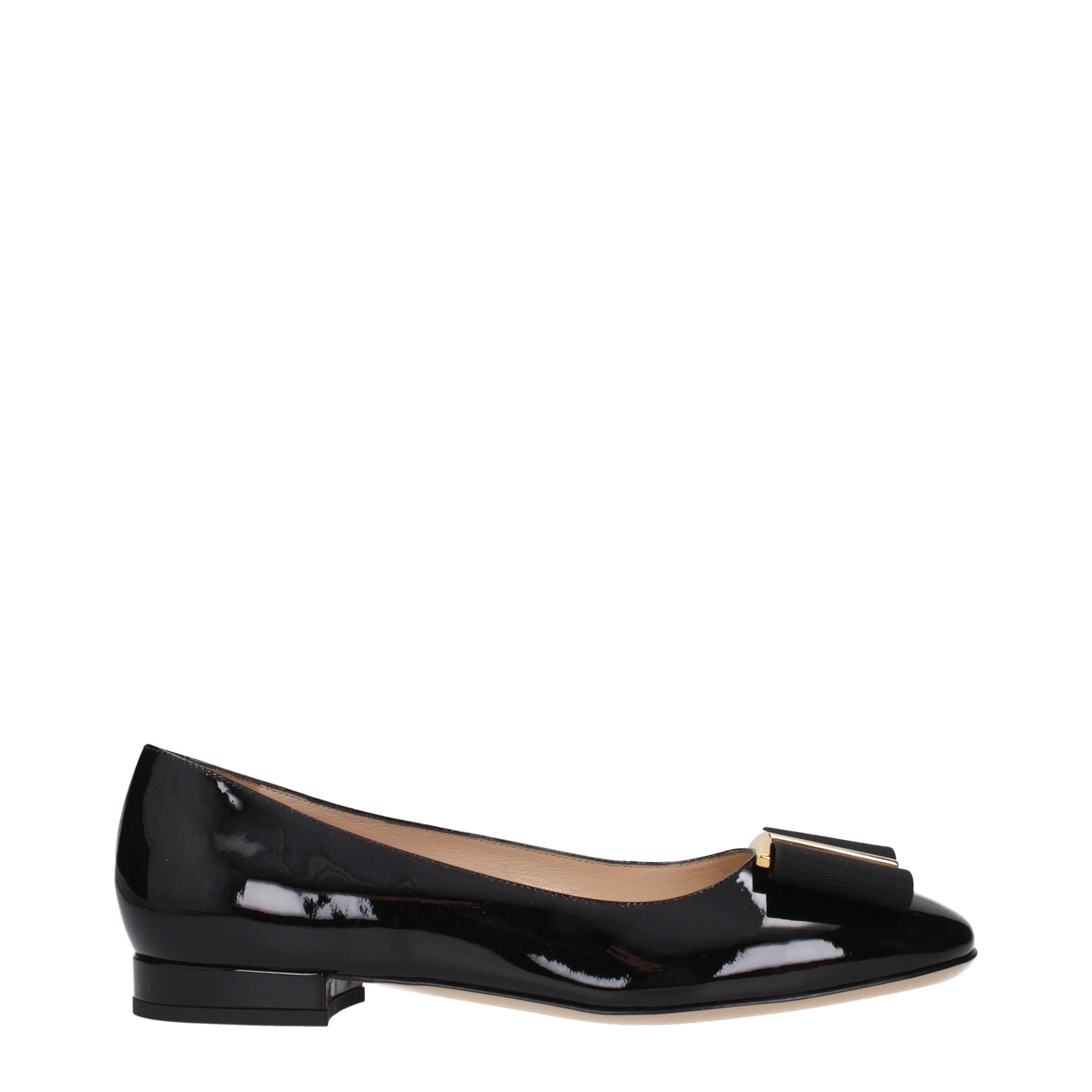 Tom Ford Black Leather Ballet Women's Flats