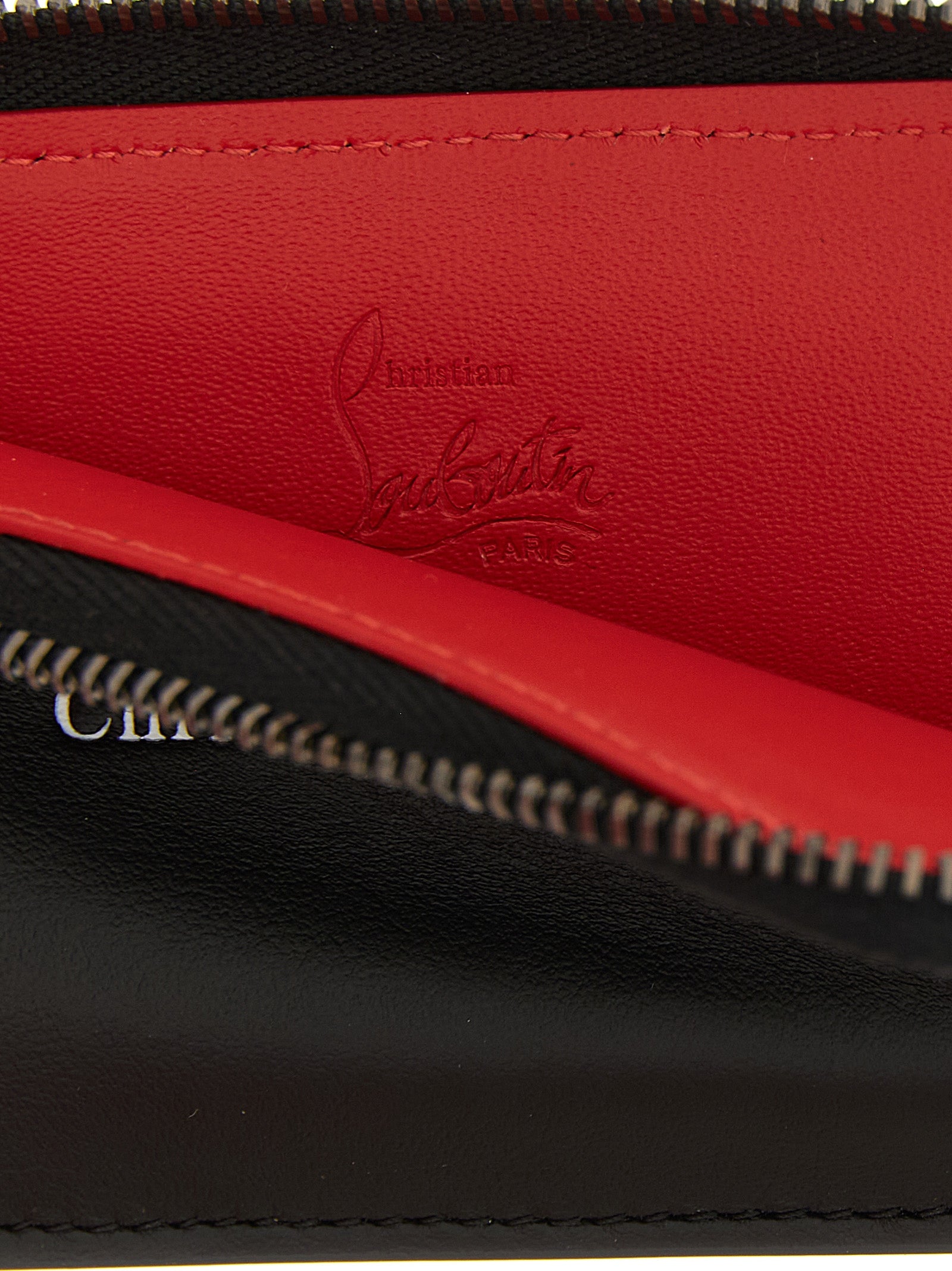 Christian Louboutin Black Calfskin Men's Cardholder