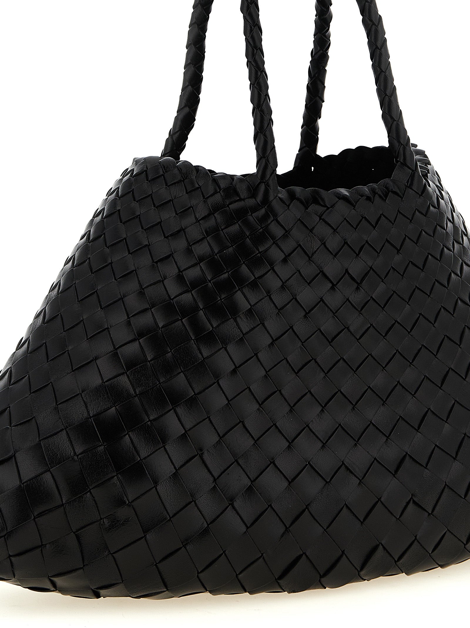 Dragon Diffusion Black Calfskin Women's Handbag