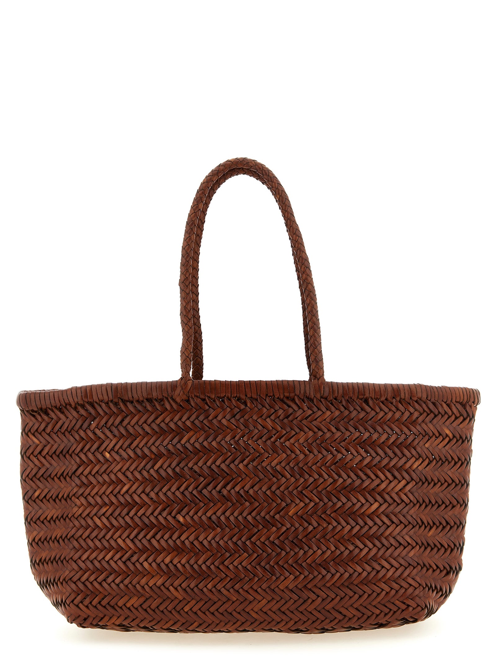 Dragon Diffusion Brown Calfskin Shoulder Women's Bag