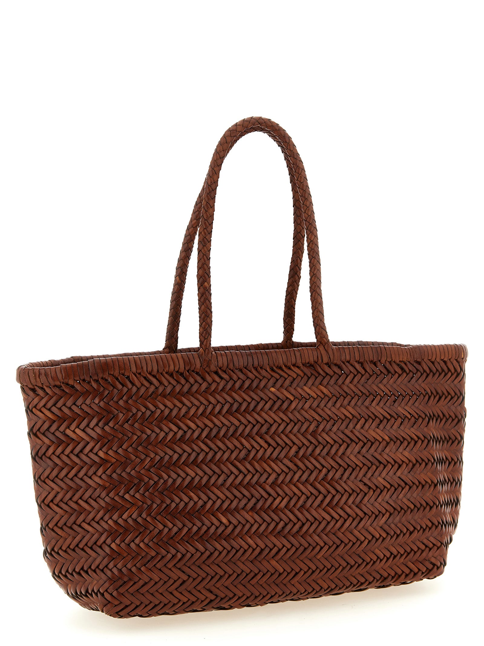 Dragon Diffusion Brown Calfskin Shoulder Women's Bag