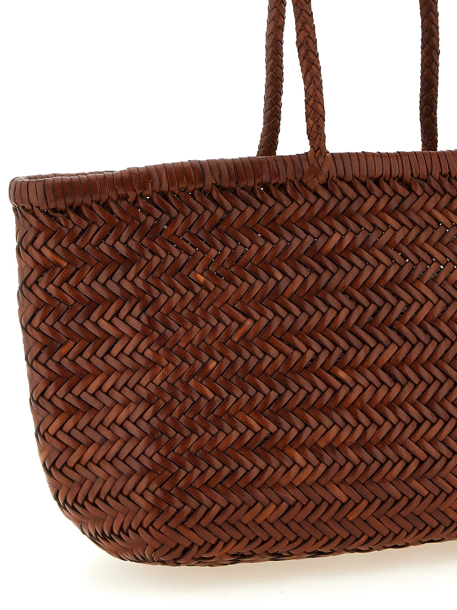 Dragon Diffusion Brown Calfskin Shoulder Women's Bag