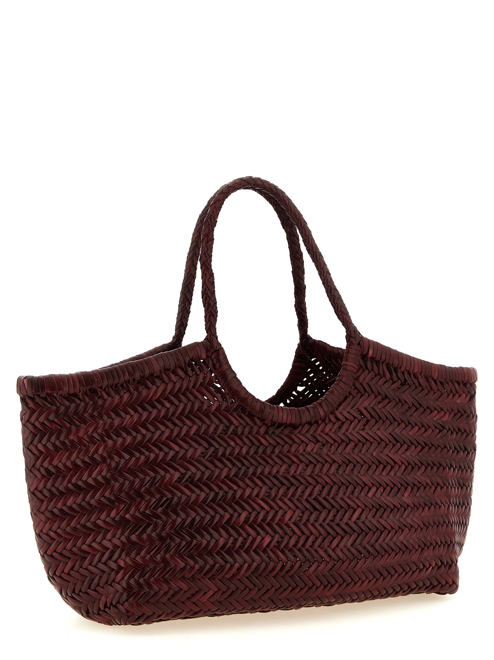 Dragon Diffusion Bordeaux Cowhide Shoulder Women's Bag