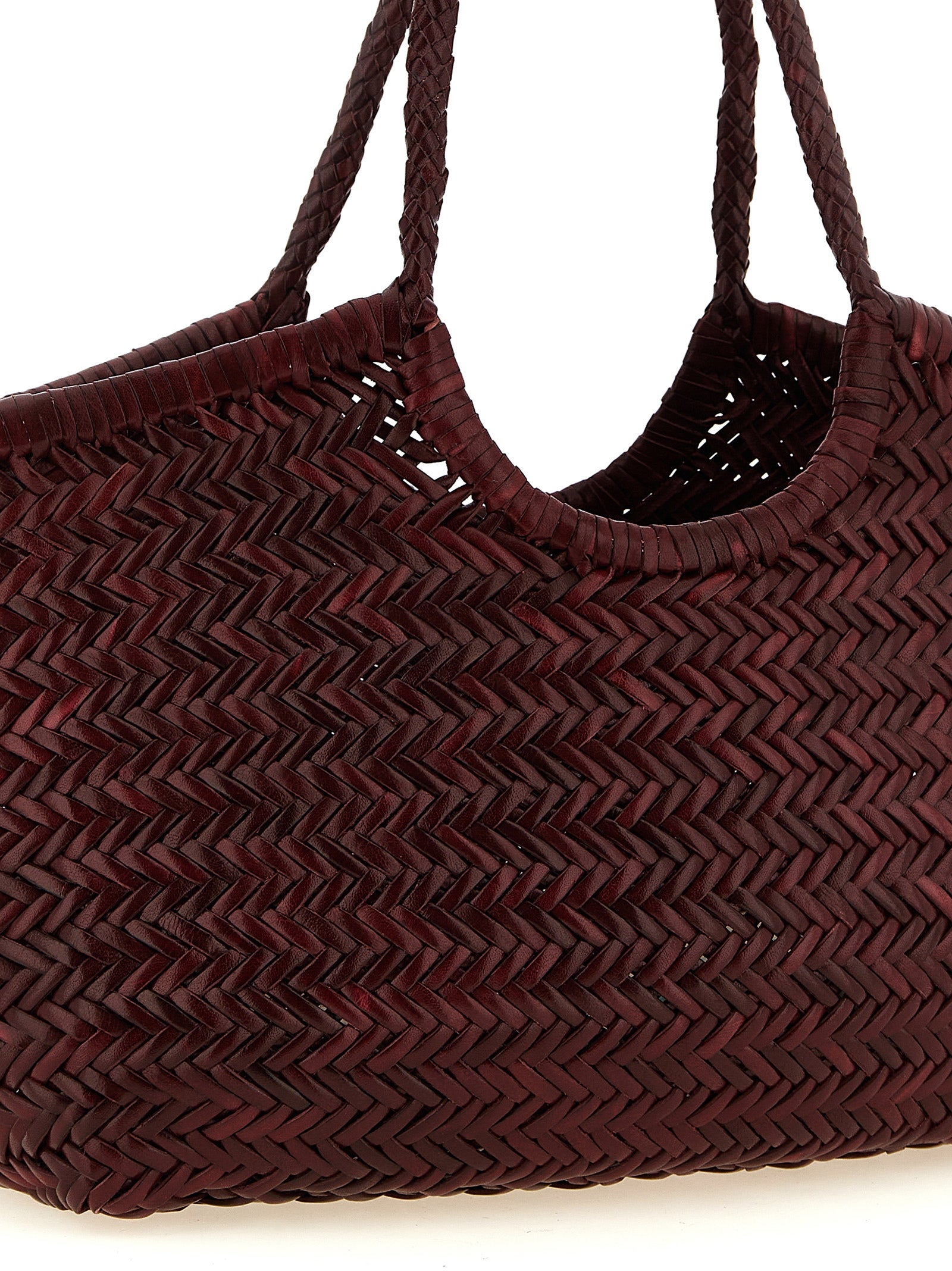 Dragon Diffusion Bordeaux Cowhide Shoulder Women's Bag
