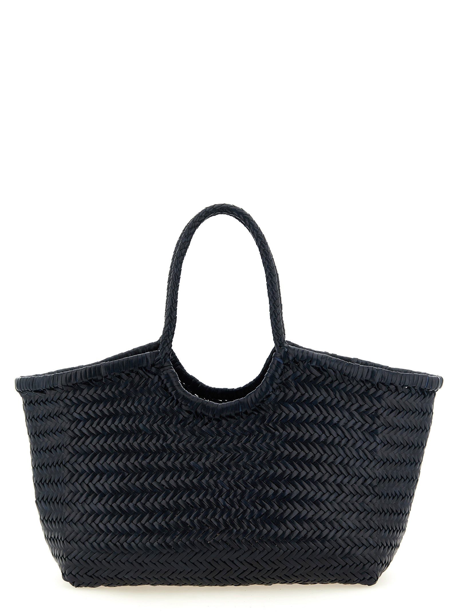 Dragon Diffusion Blue Cowhide Shoulder Women's Bag