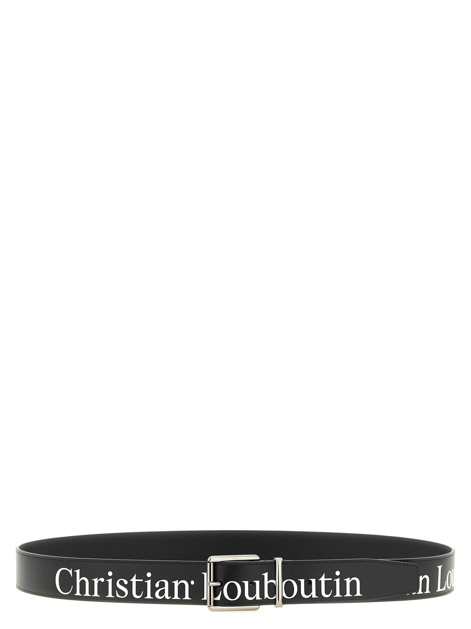 Christian Louboutin Black Calfskin Regular Men's Belt