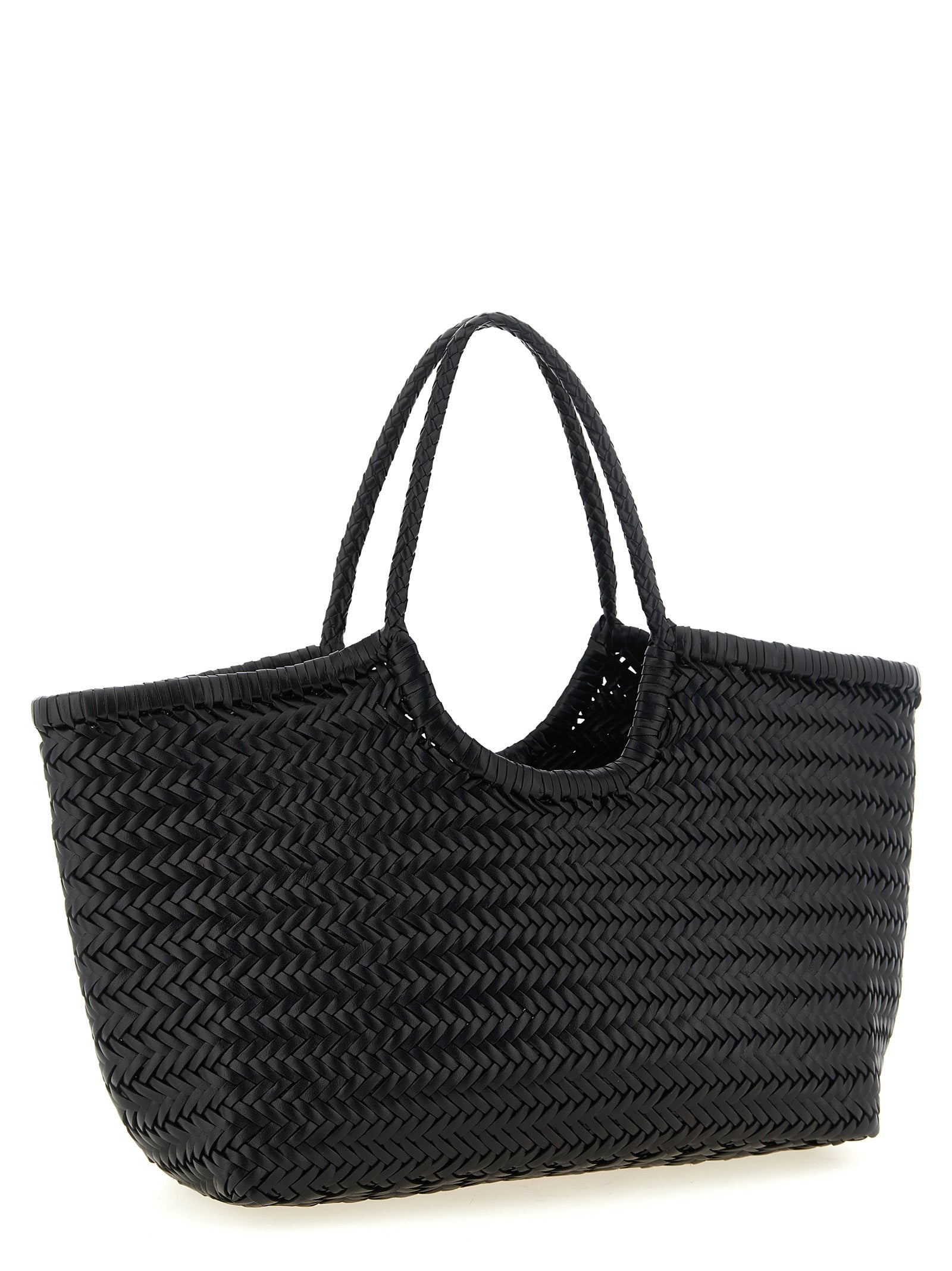 Dragon Diffusion Black Cowhide Shoulder Women's Bag