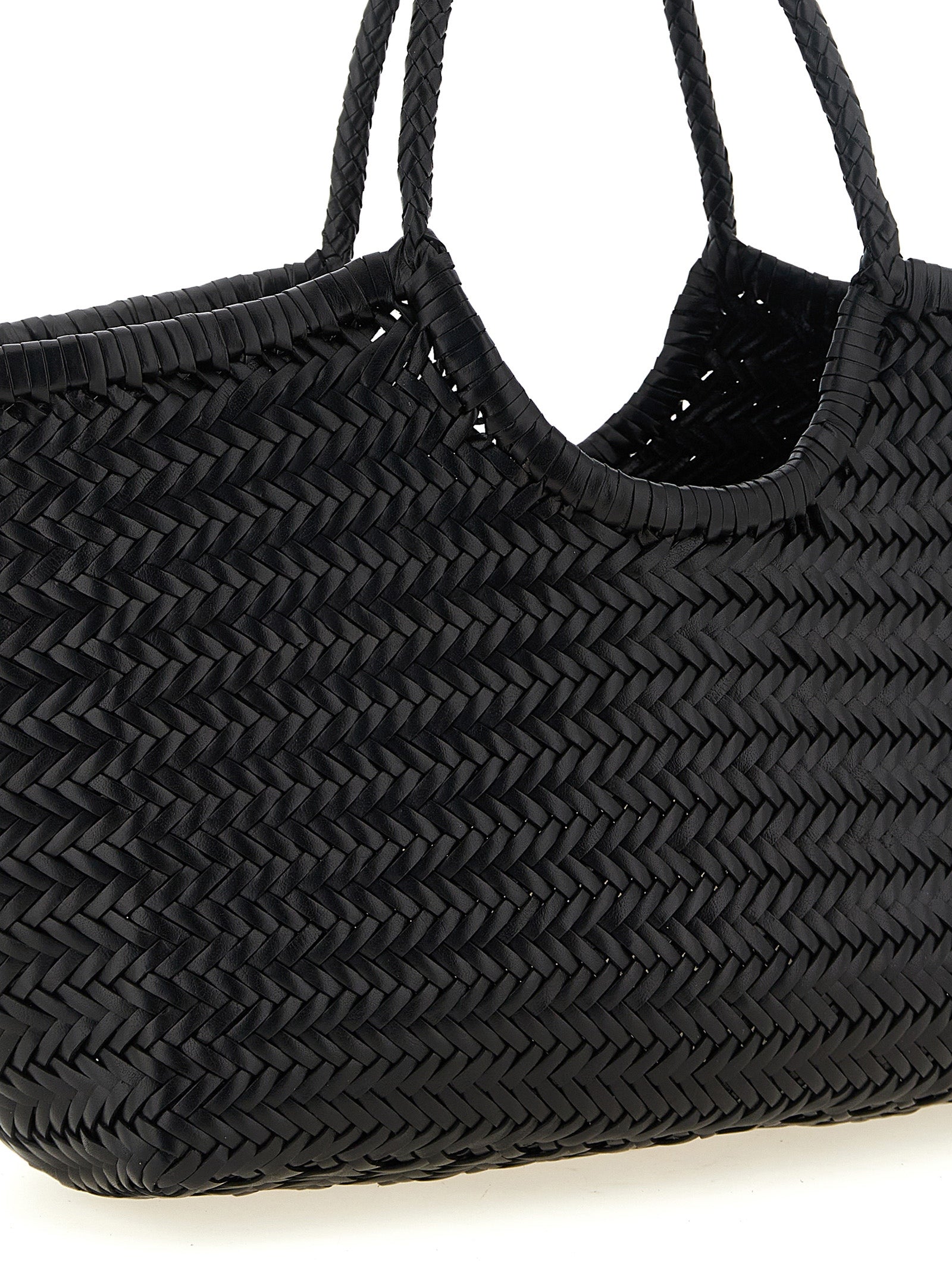 Dragon Diffusion Black Cowhide Shoulder Women's Bag