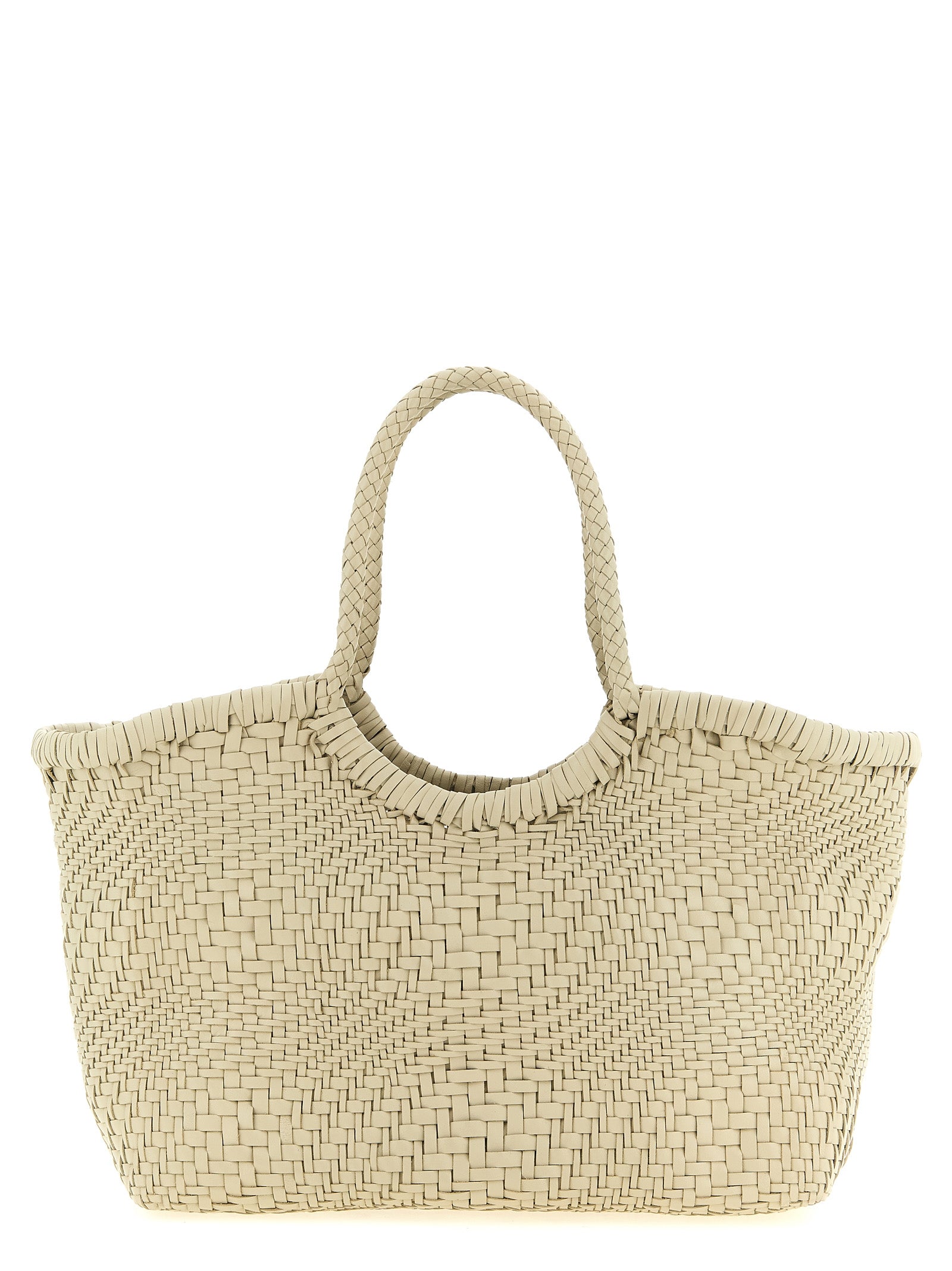 Dragon Diffusion White Calfskin Shoulder Women's Bag