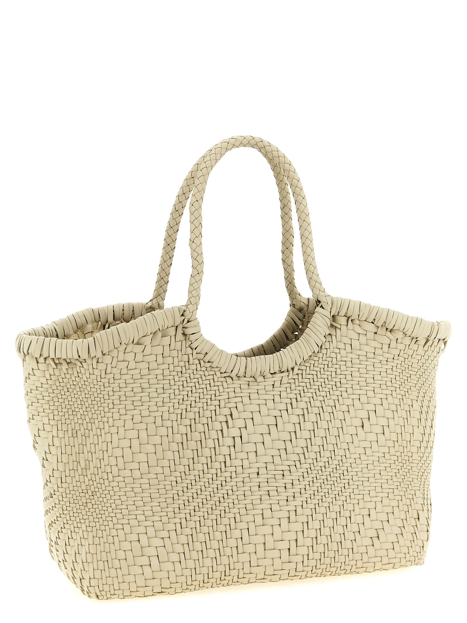 Dragon Diffusion White Calfskin Shoulder Women's Bag