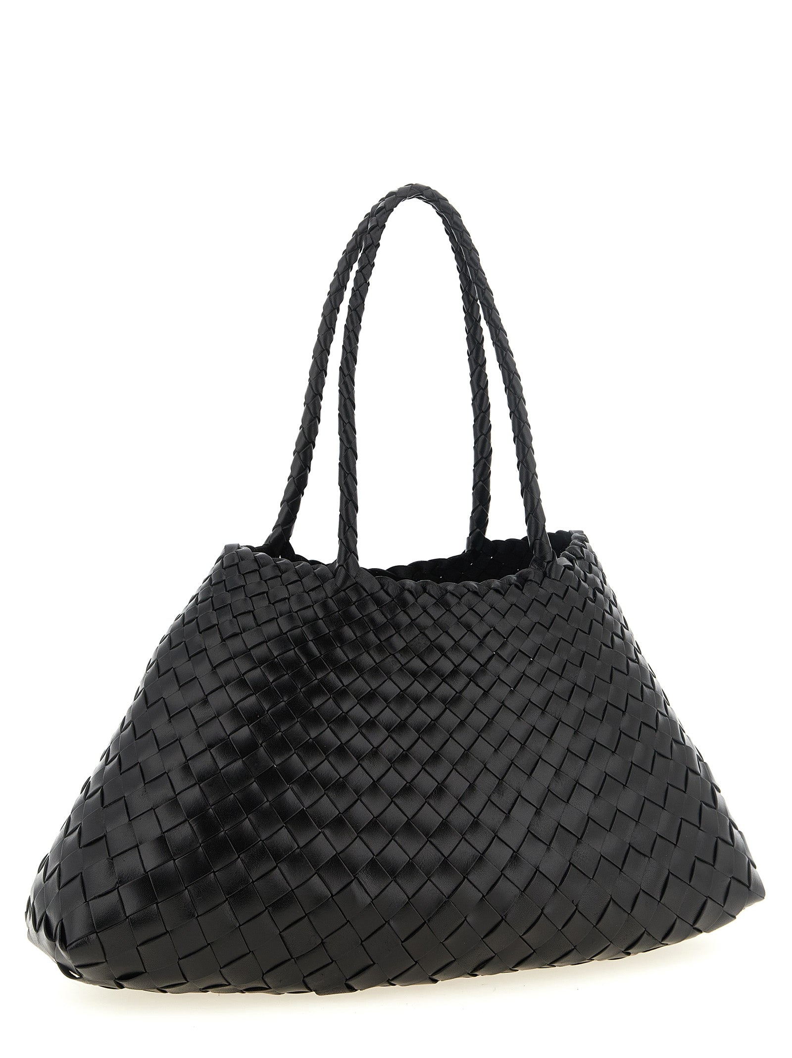 Dragon Diffusion Black Calfskin Shoulder Women's Bag