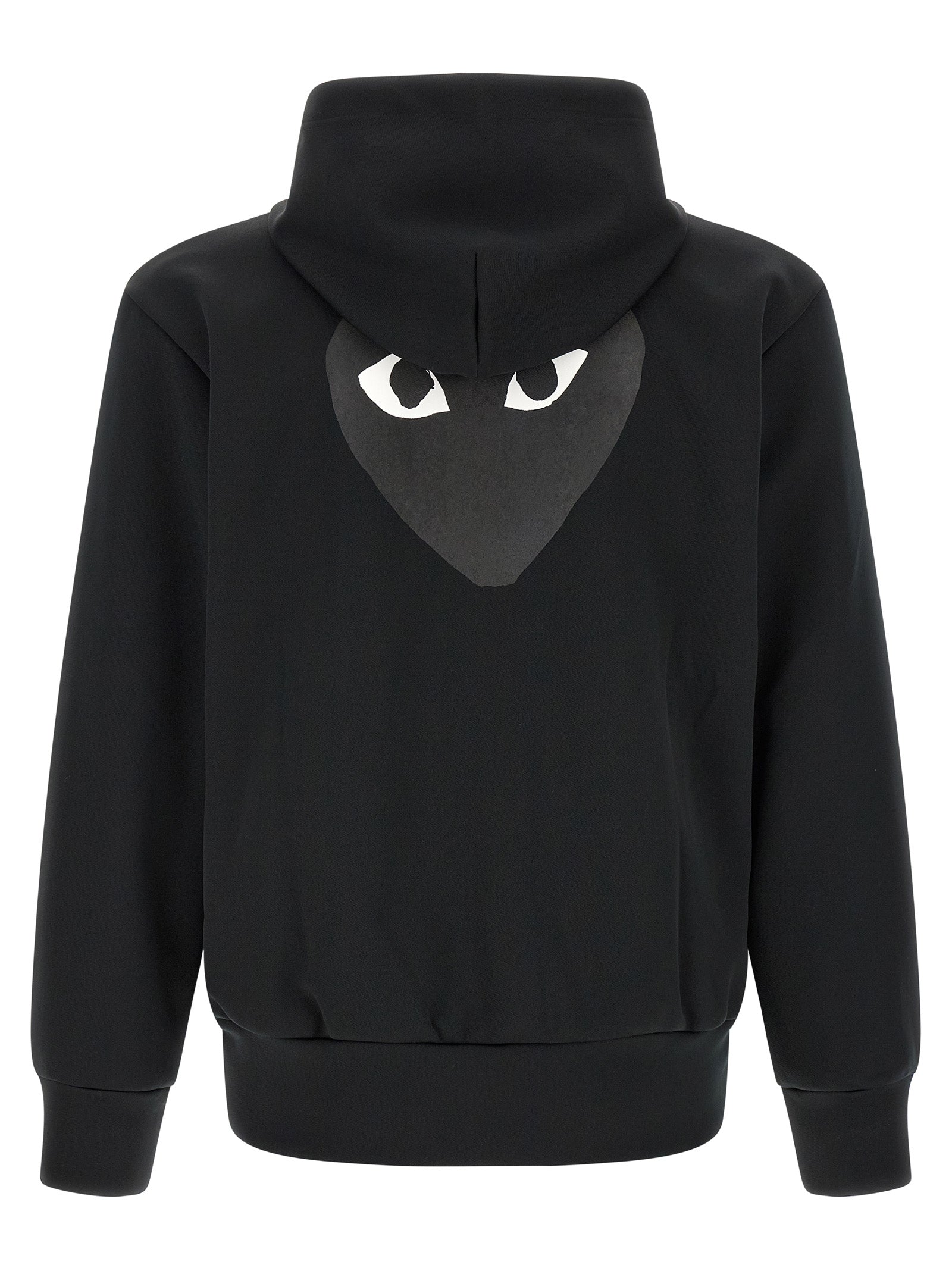 Comme Des Garçons Play Black Polyester Men's Cardigan