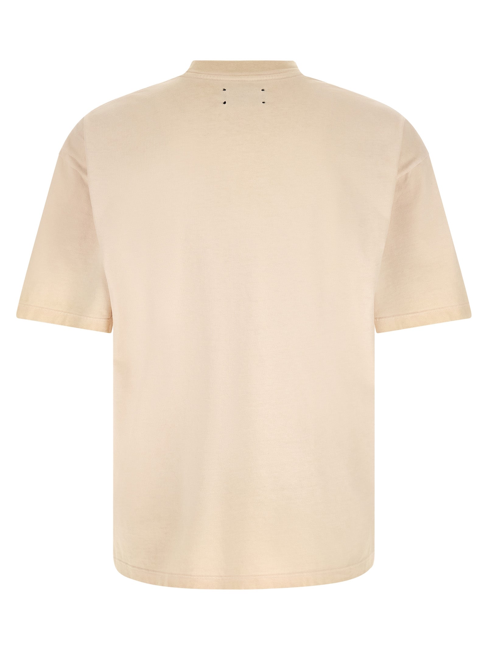 Amiri Beige Cotton Men's T-Shirt