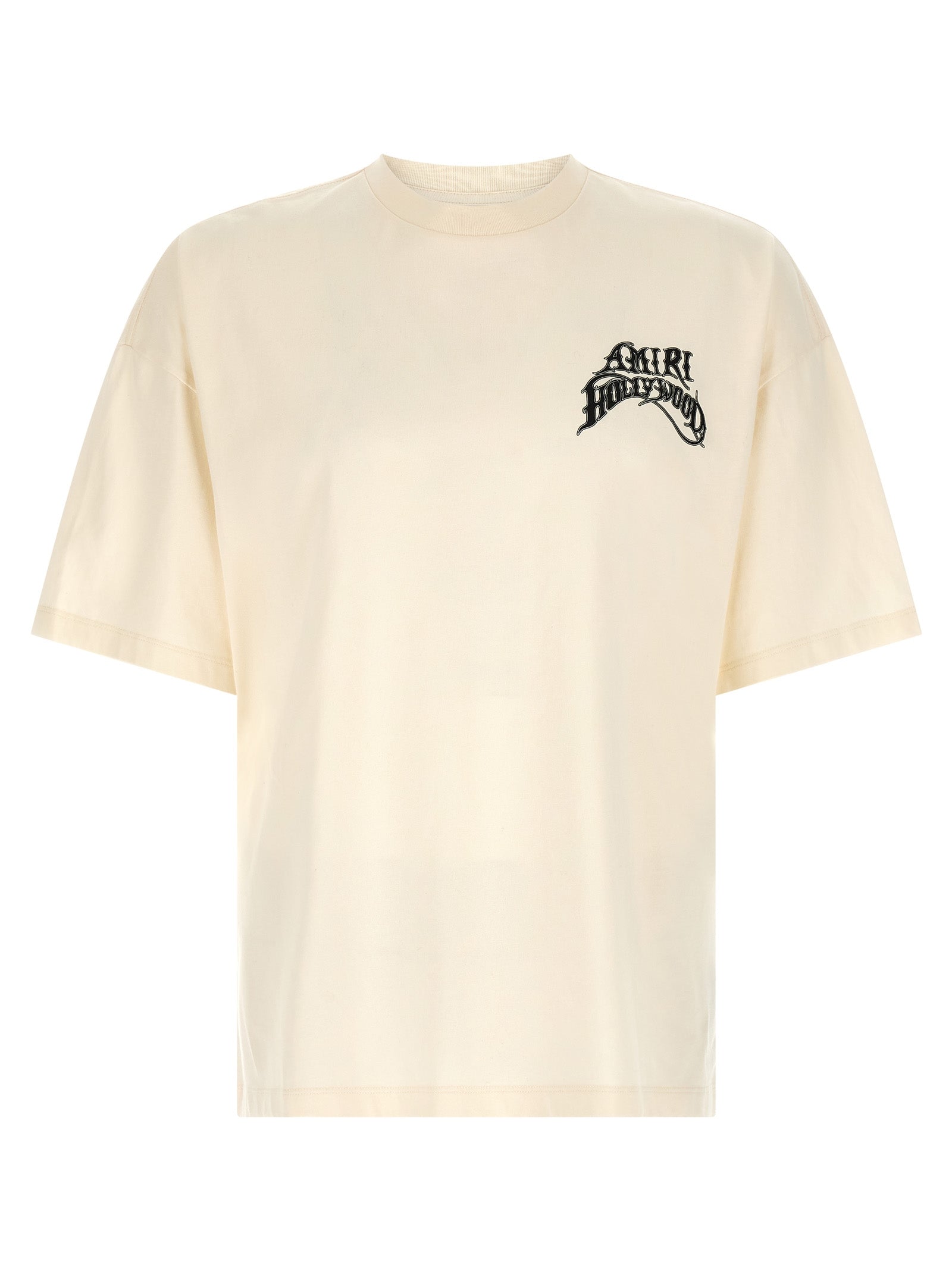 Amiri White Cotton Men's T-Shirt