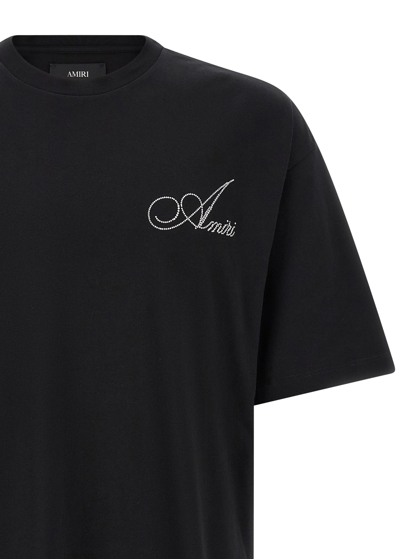 Amiri Black Cotton Men's T-Shirt