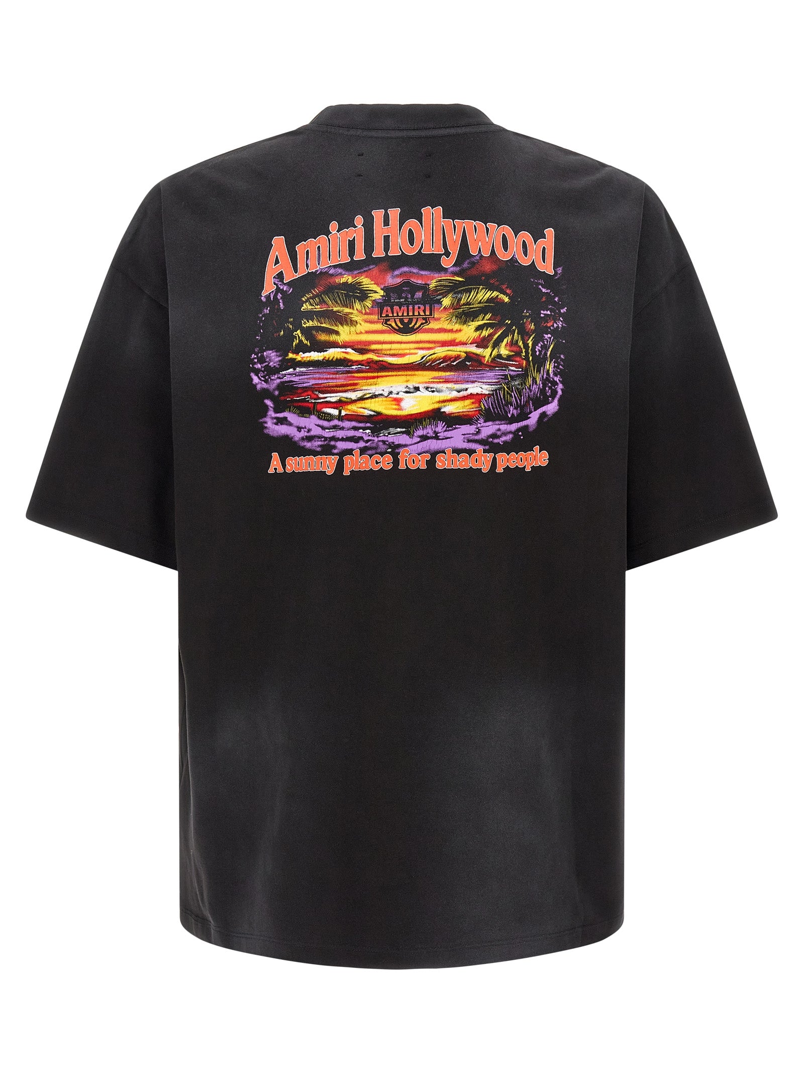 Amiri Black Cotton Men's T-Shirt