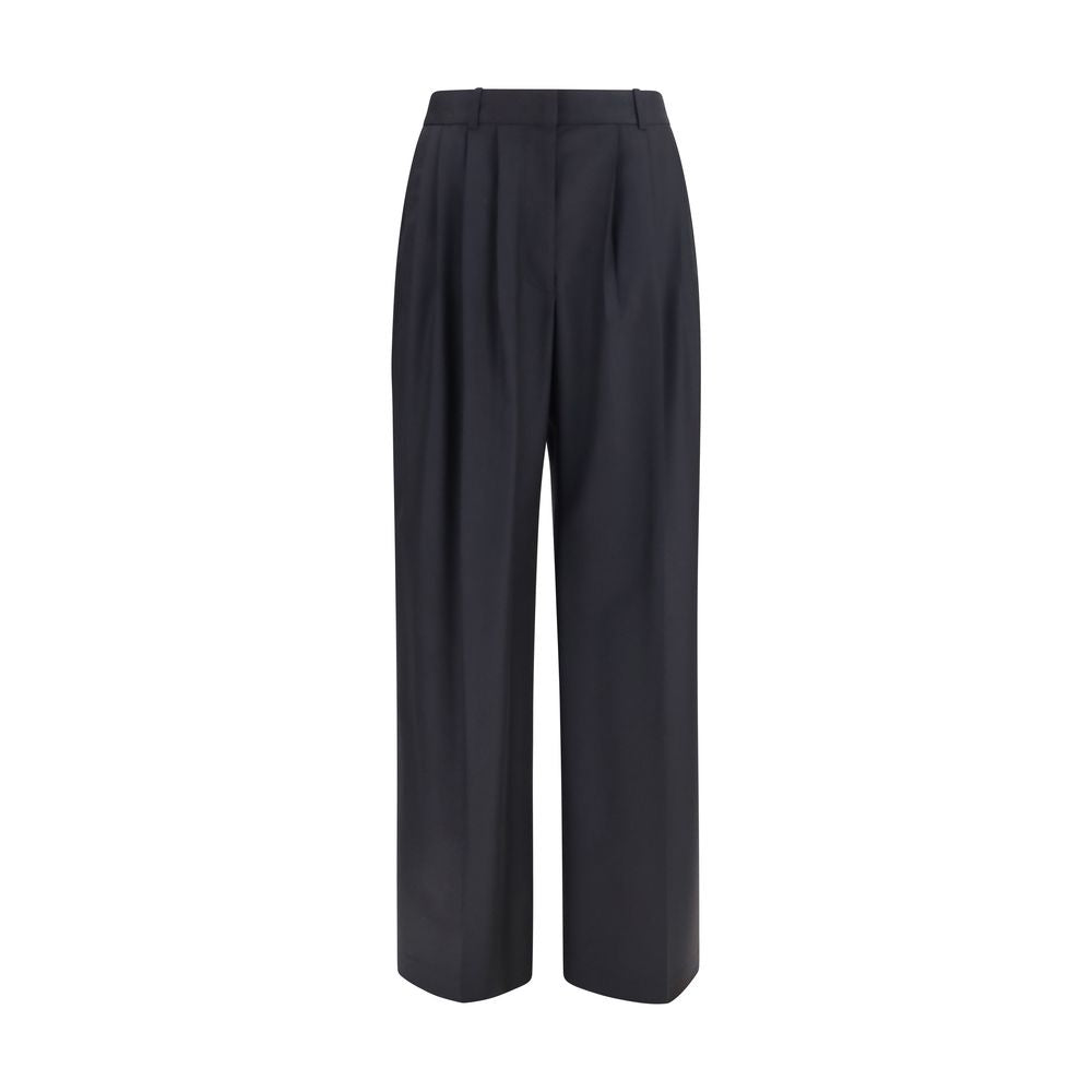 The Row Blue Wool Oves Aries Dress Women's Pants