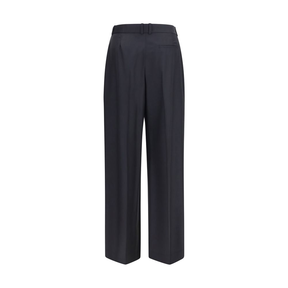 The Row Blue Wool Oves Aries Dress Women's Pants