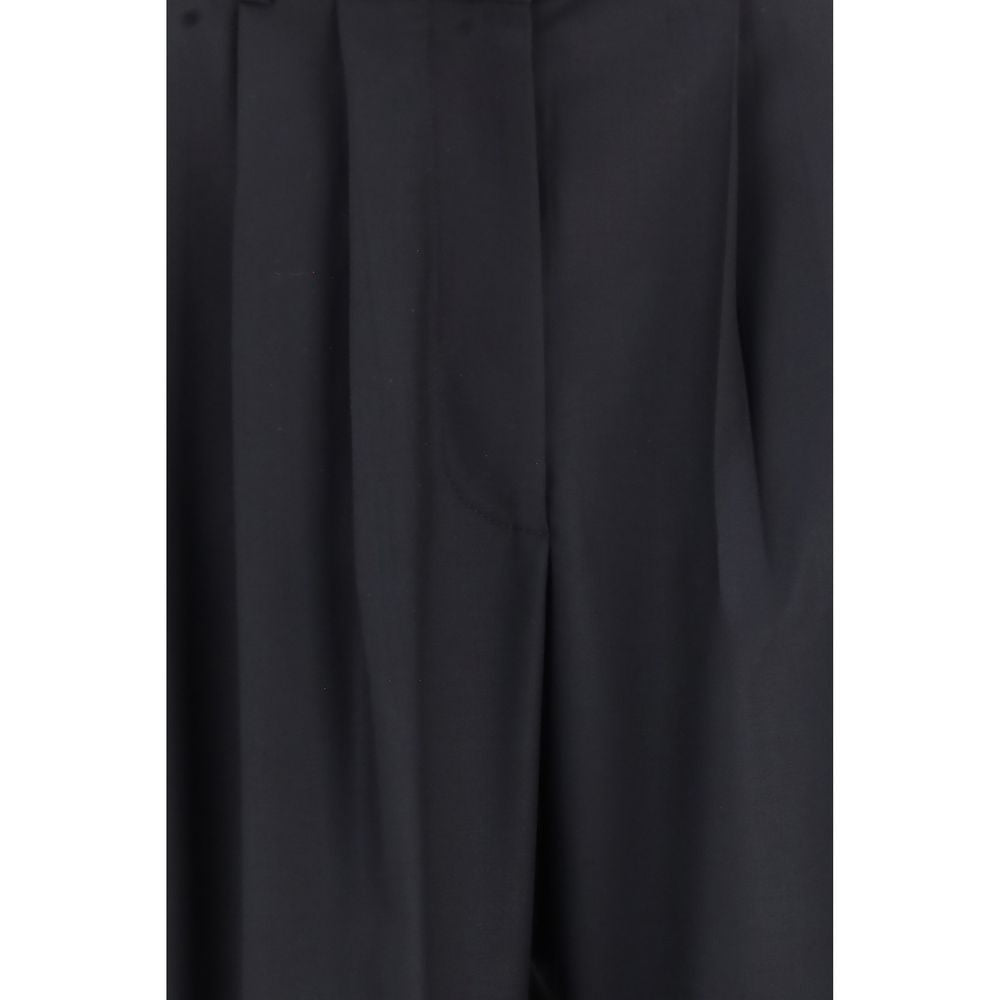 The Row Blue Wool Oves Aries Dress Women's Pants