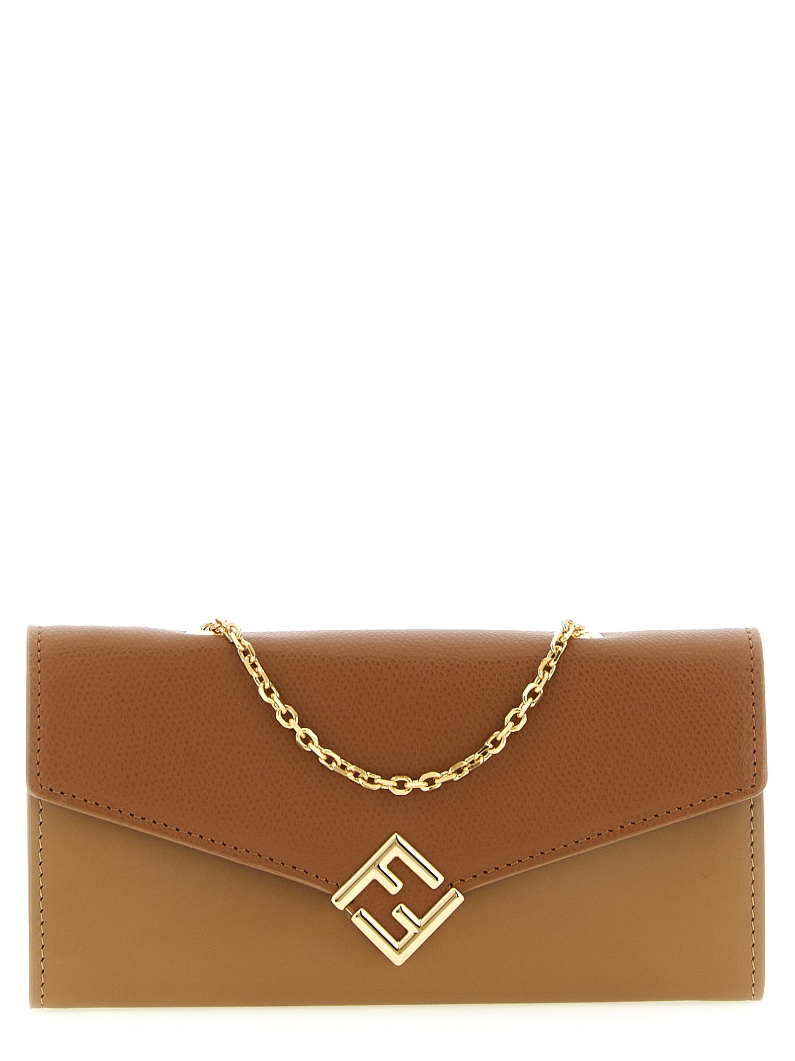 Fendi Brown Calfskin Women's Cardholder