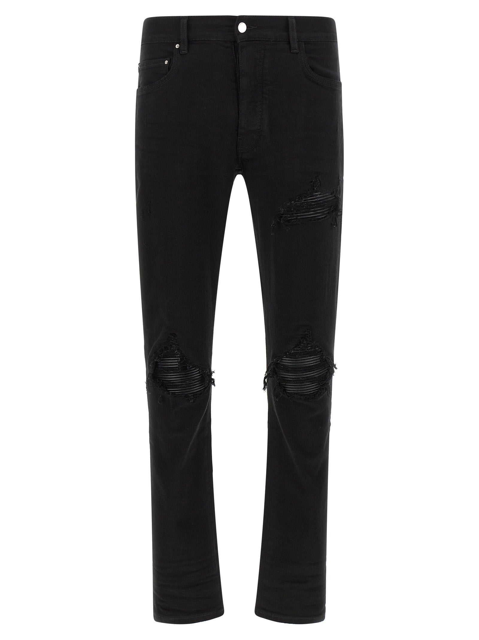 Amiri Black Cotton Slim Fit Men's Jeans
