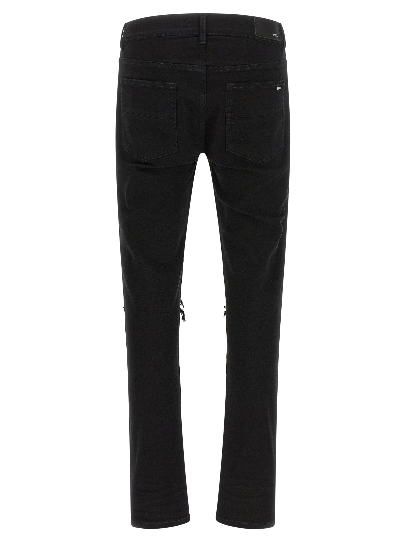 Amiri Black Cotton Slim Fit Men's Jeans
