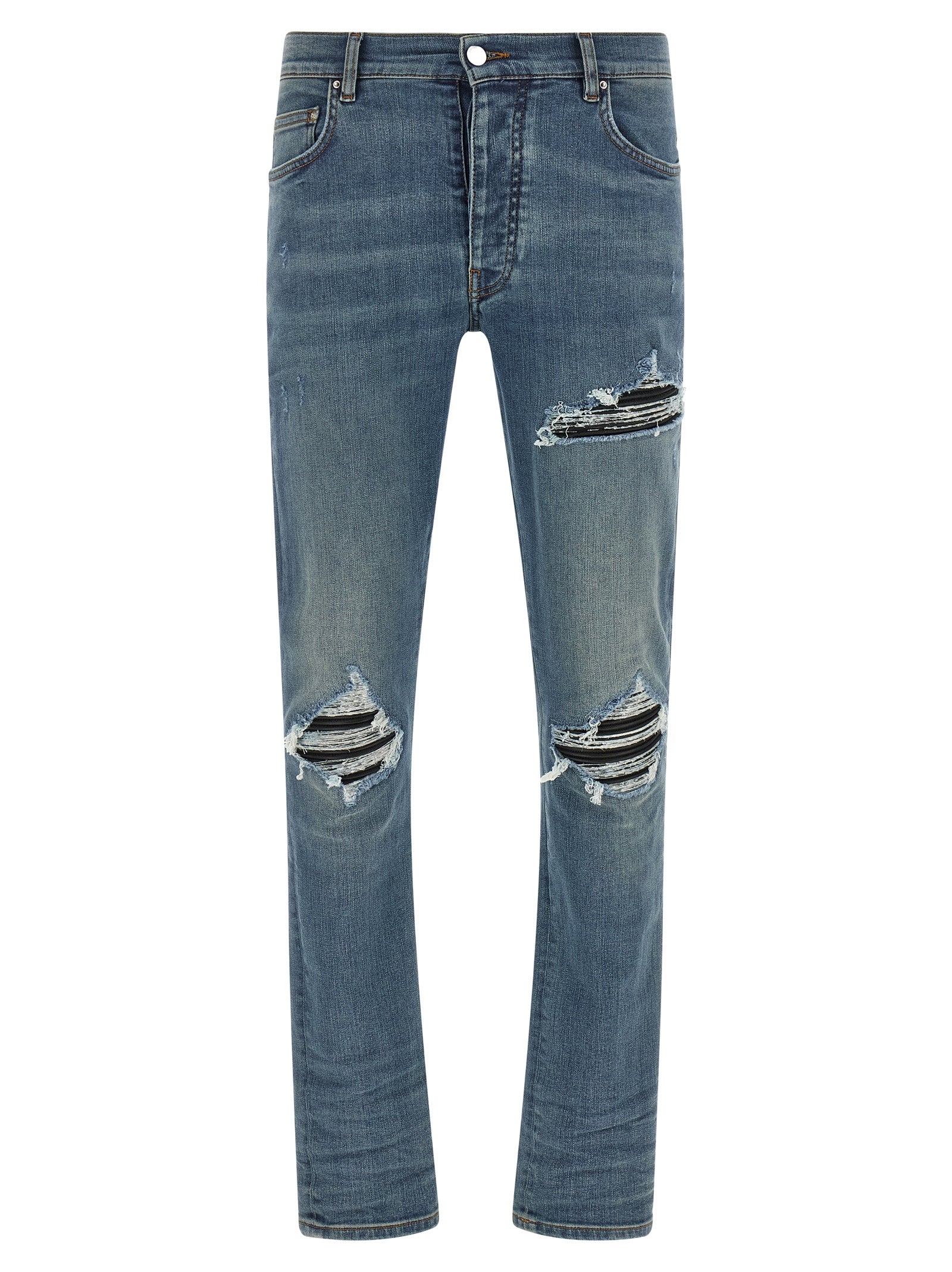 Amiri Blue Cotton Skinny Men's Jeans