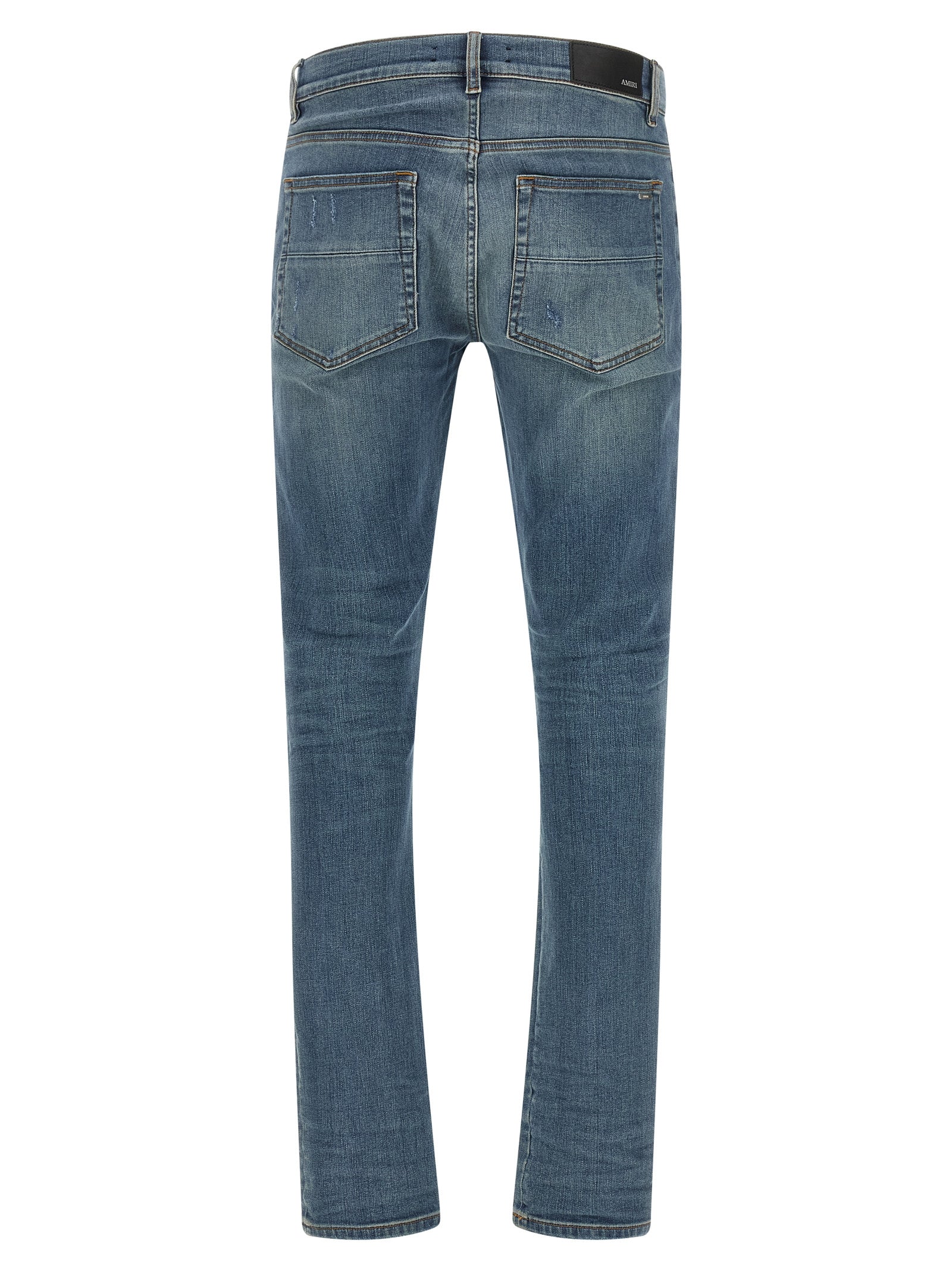 Amiri Blue Cotton Skinny Men's Jeans