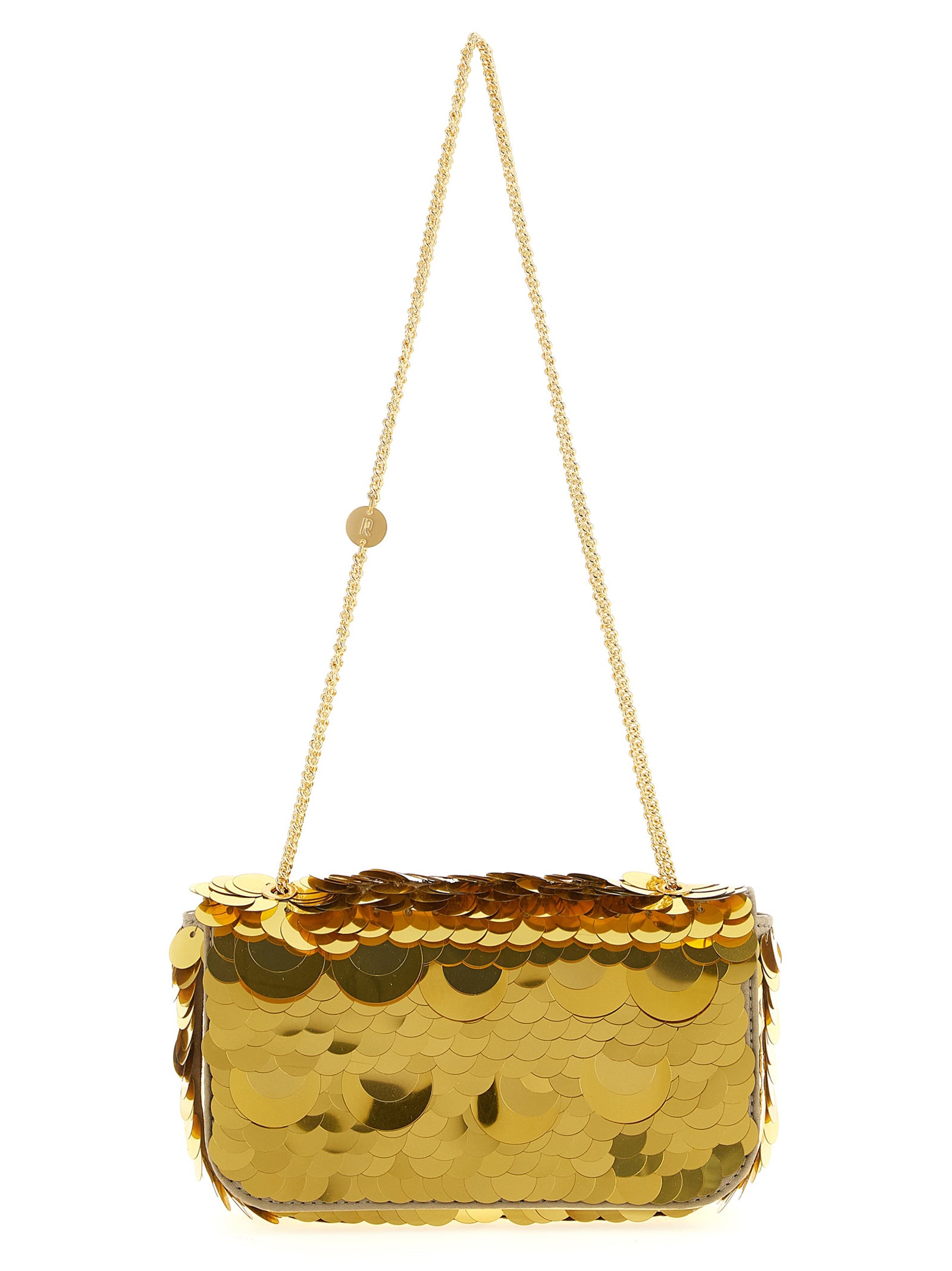 Paco Rabanne Gold Polyester Shoulder Women's Bag