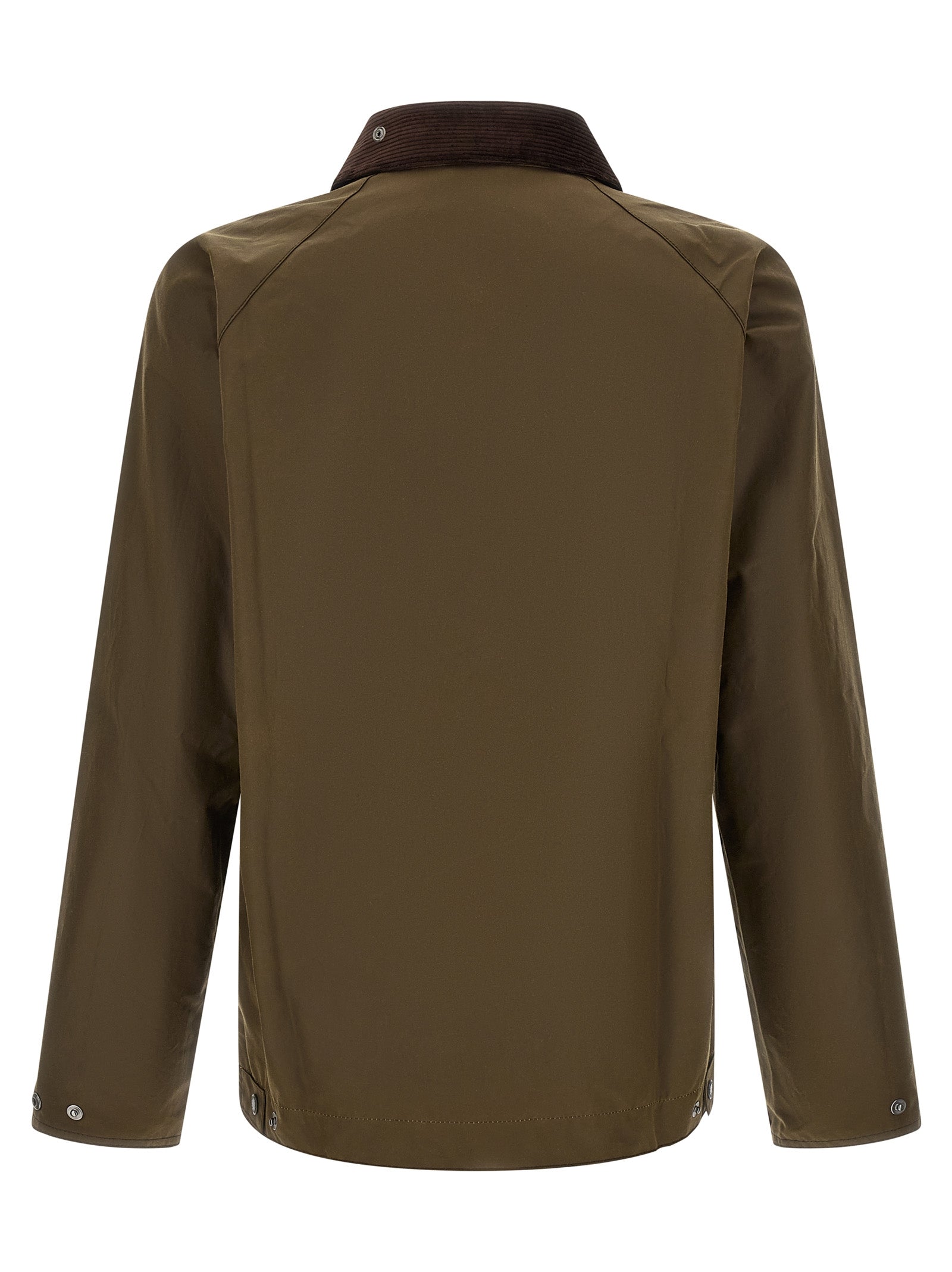 Barbour Brown Cotton Full-Length Men's Jacket