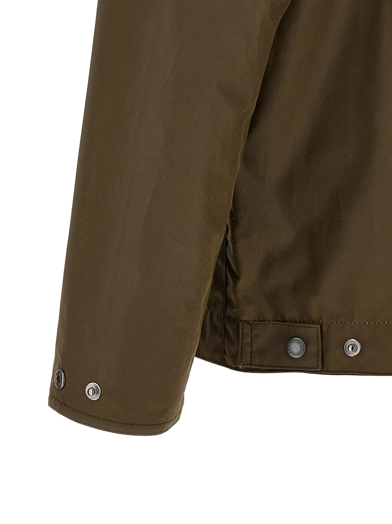 Barbour Brown Cotton Full-Length Men's Jacket