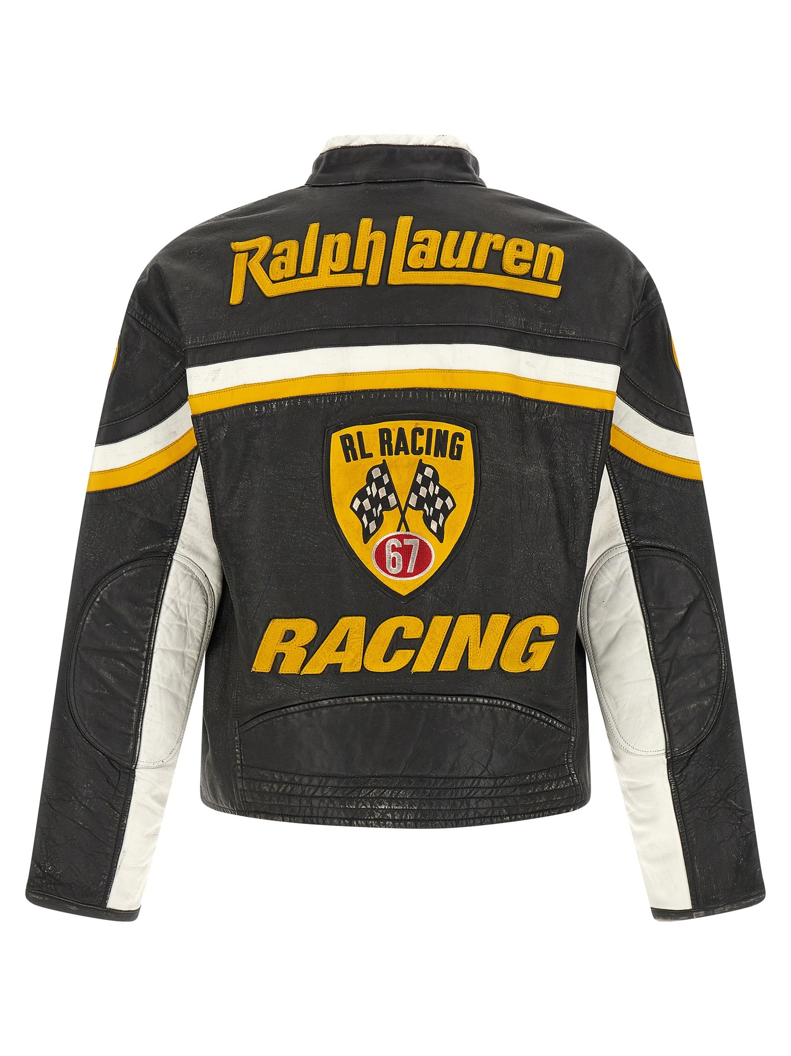 Polo Ralph Lauren Black Cowhide Leather Men's Jacket